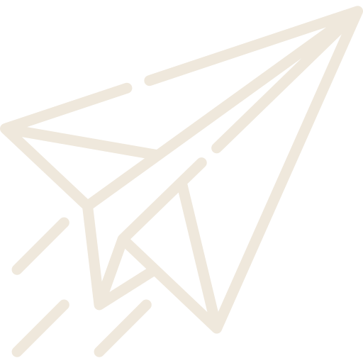 Pictogramme d'un avion en papier